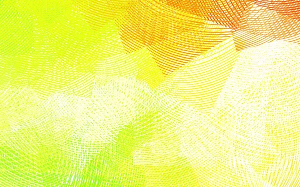 Светло Зеленая Красная Векторная Текстура Изогнутыми Линиями Красочная Абстрактная Иллюстрация — стоковый вектор