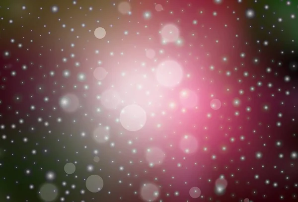 Dunkelgrünes Rotes Vektormuster Weihnachtlichen Stil Einfache Gradienten Illustration Mit Weihnachtlichen — Stockvektor