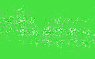 Renkli küreli açık turuncu vektör deseni. Beyaz arkaplanda yarım ton biçiminde tekrarlanan dairelerin geometrik örneği.