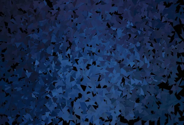 Ciemnoniebieski Wzór Wektora Wielokątnym Stylem Abstrakcyjne Gradientowe Ilustracje Trójkątami Nowoczesny — Wektor stockowy