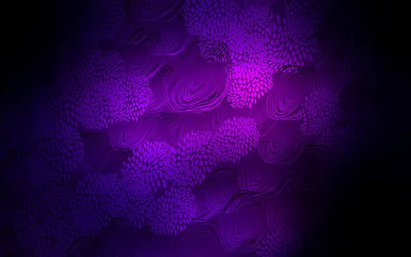 Вектор Темно Фиолетового Цвета Современная Геометрическая Абстрактная Иллюстрация Цветами Совершенно — стоковый вектор