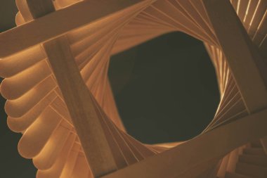 close up shot of a row of wood sticks