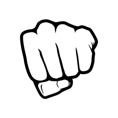 Yumruk ve yumruğun gösterimi.