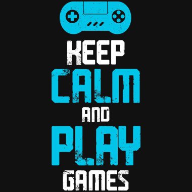 Özel oyun tişörtü tasarım vektörü