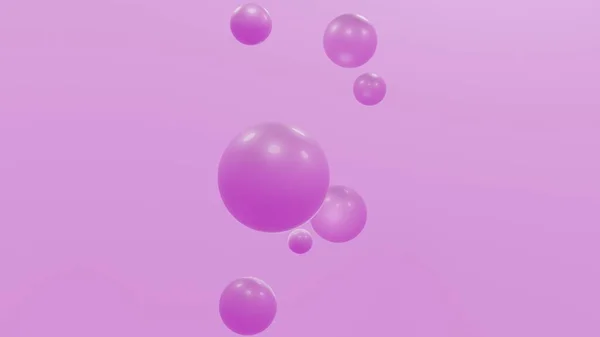 Lila Luftballons Für Hintergrund — Stockfoto