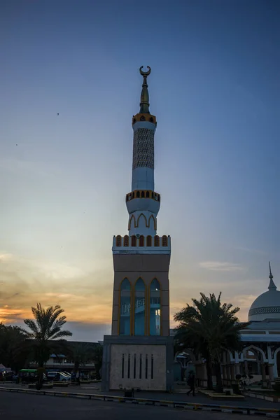 Индрамаю Индонезия Марта 2022 Года Великолепная Мечеть Городе Индрамаю Западная — стоковое фото