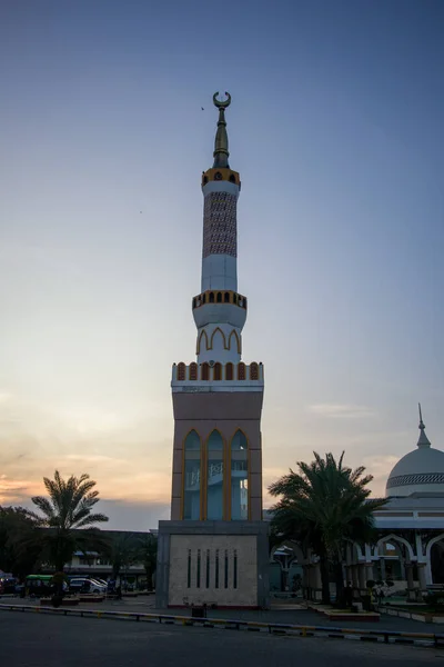 Индрамаю Индонезия Марта 2022 Года Великолепная Мечеть Городе Индрамаю Западная — стоковое фото