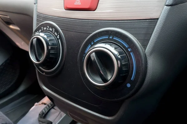 Instrument Panel Control Indicator Air Conditioner Car Interior — 图库照片