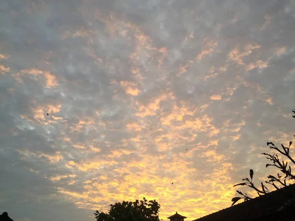 beauty and amazing sunrise view in bali