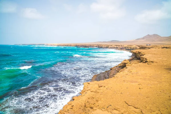 Kanarya adalarındaki güzel sahil manzarası