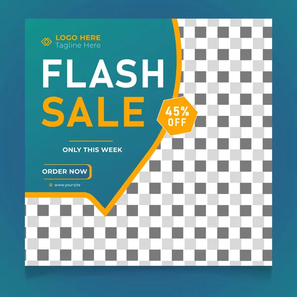 Degital Pazarlama Sosyal Medya Posta Şablonu