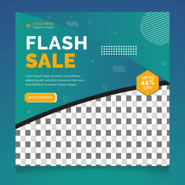 Degital Pazarlama Sosyal Medya Posta Şablonu