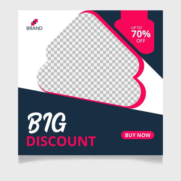 Büyük indirimli sosyal medya paylaşımı