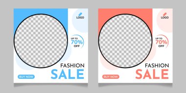 Yeni moda indirimli sosyal medya gönderme şablonu