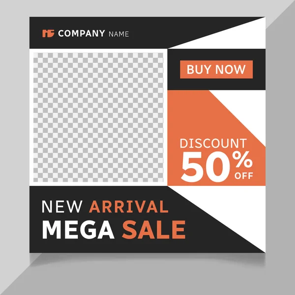 Yeni gelen mega satış sosyal medya şablonu
