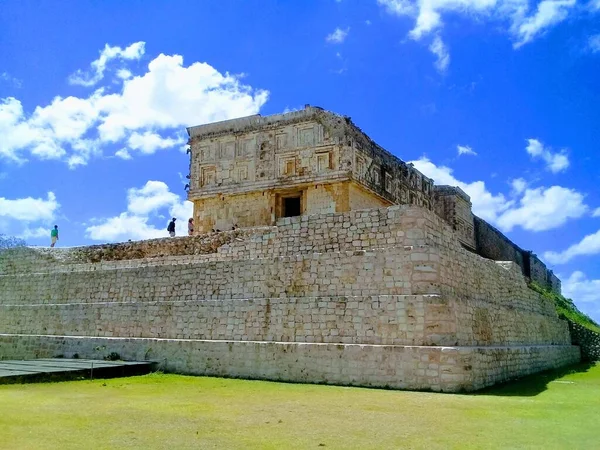 Ruins Mayan Temple Complex Yucatan Mexico — Stock Photo, Image