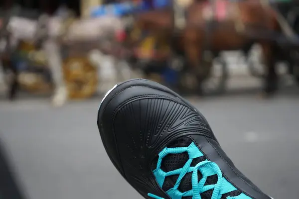 Sports Shoes Morning Run — Stock Photo, Image