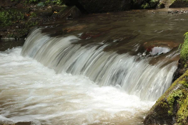 Water Dat Rivier Stroomt — Stockfoto