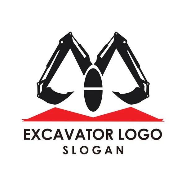 Kazıcı ağır ekipman logosu tasarımı