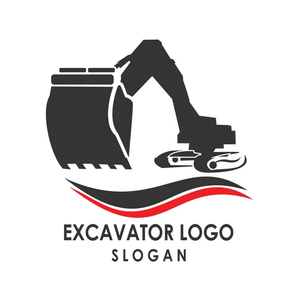 Kazıcı ağır ekipman logosu tasarımı