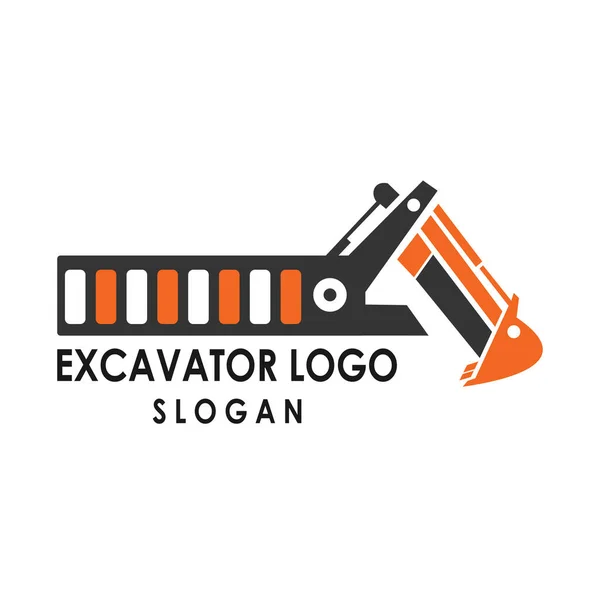 Kazıcı ağır ekipman logosu tasarımı