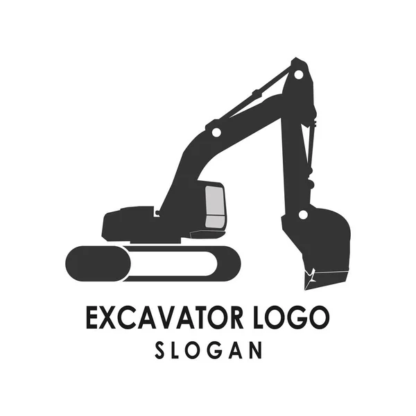 Kazıcı ağır ekipman logosu tasarımı