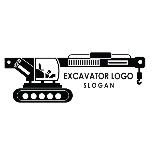 Kazıcı ağır ekipman logosu tasarımı