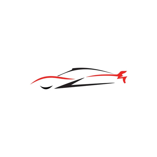 Araba Logosu, Vektör logosu, spor araba logoları, araba tamirhaneleri ve oto yıkama için.
