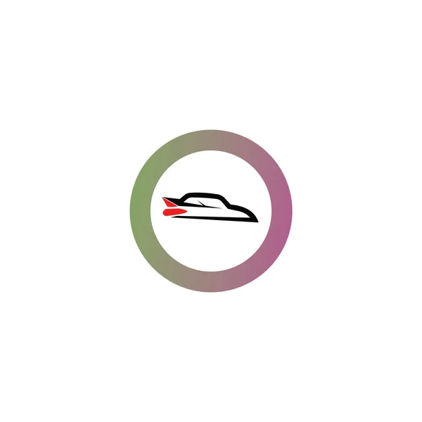 Araba Logosu, Vektör logosu, spor araba logoları, araba tamirhaneleri ve oto yıkama için.