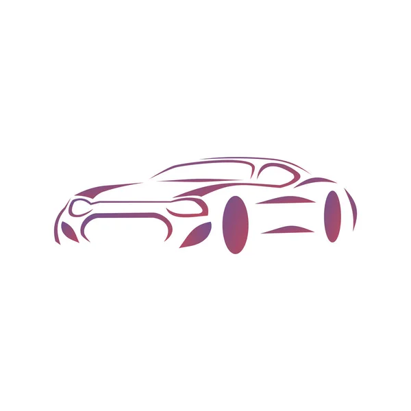 Logo Vozu Design Loga Vector Pro Sportovní Loga Automobilů Autoservisy — Stockový vektor