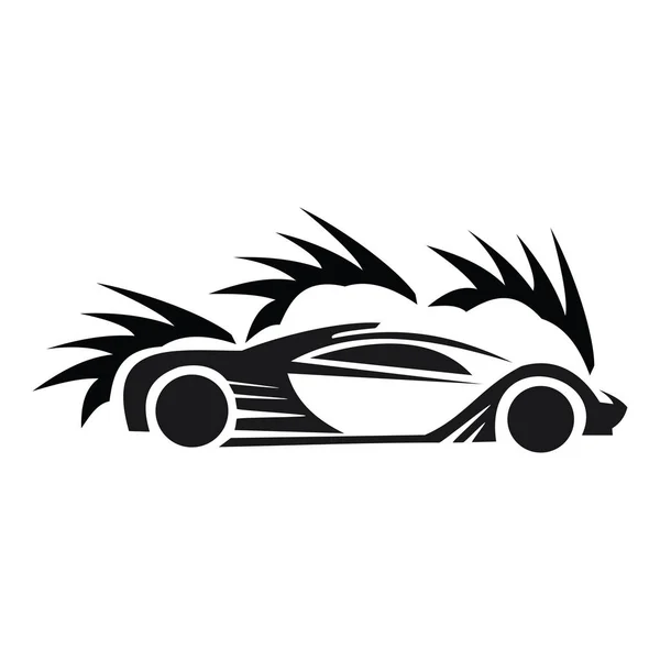 Logotipo Del Coche Diseño Del Logotipo Del Vector Para Los — Archivo Imágenes Vectoriales