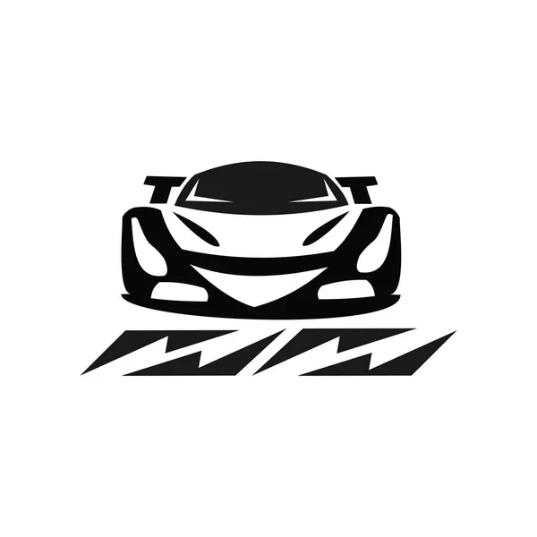 Araba Logosu, Vektör logosu, spor araba logoları, araba tamirhaneleri ve oto yıkama için.