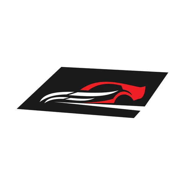 Araba Logosu, Vektör logosu, spor araba logoları, araba tamirhaneleri ve oto yıkama için.