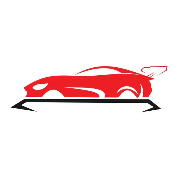 Araba Logosu, Vektör logosu, spor araba logoları, araba tamirhaneleri ve oto yıkama için.