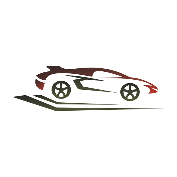 Logo Samochodu Projekt Logo Wektora Logo Samochodów Sportowych Warsztaty Samochodowe — Wektor stockowy