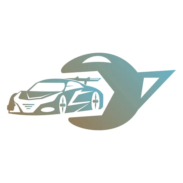 Logotipo Del Coche Diseño Del Logotipo Del Vector Para Los — Archivo Imágenes Vectoriales