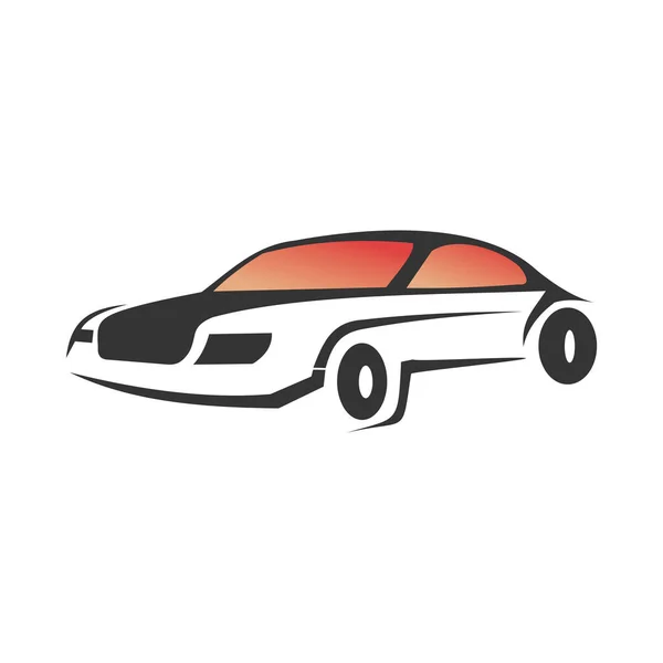 Araba Logosu, Vektör logosu, spor araba logoları, araba tamirhaneleri ve oto yıkama için.