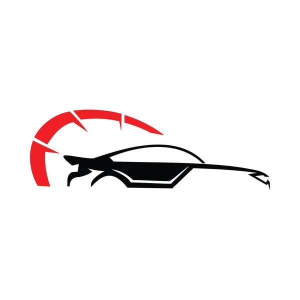 Araba Logosu, Vektör logosu, spor araba logoları, araba tamirhaneleri ve oto yıkama için.