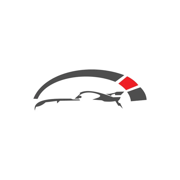 Araba Logosu, Vektör logosu, spor araba logoları, araba tamirhaneleri ve oto yıkama için.