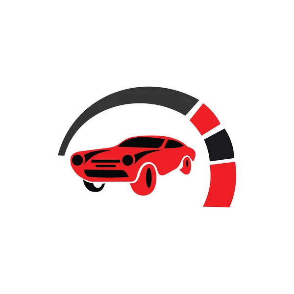 Araba Logosu, Vektör logosu, spor araba logoları, araba tamirhaneleri ve oto yıkama için.