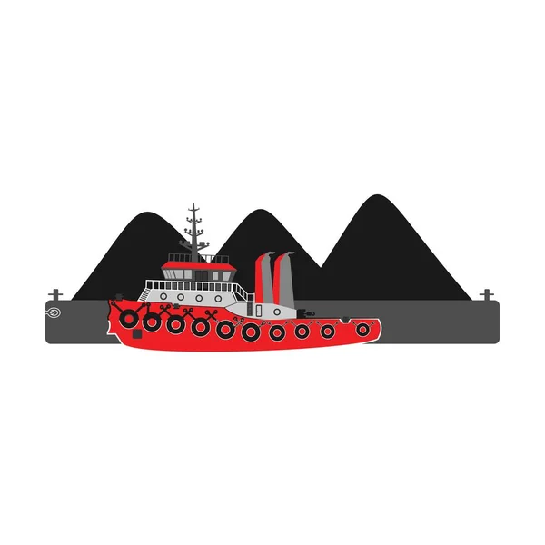 Schepen Boten Pictogrammen Schip Cruise Schip Scheepvaart Vissersboot Vector Tekens — Stockvector