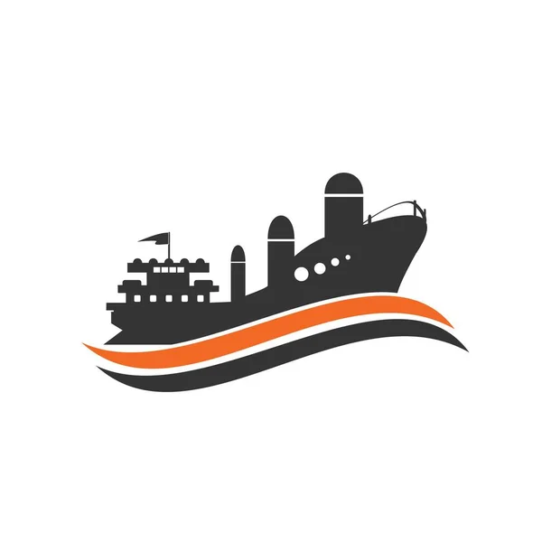 Schepen Boten Pictogrammen Schip Cruise Schip Scheepvaart Vissersboot Vector Tekens — Stockvector