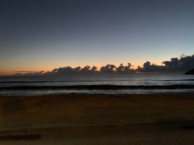 okyanus güzel gündoğumu