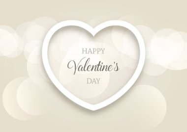 Sevgililer Günü arkaplanı altın bir bokeh ışıkları tasarımı ile