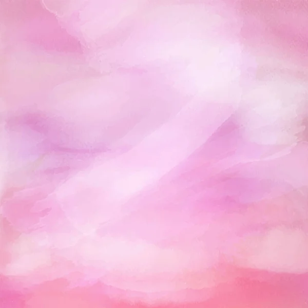 Detalhado Pastel Rosa Aquarela Textura Fundo — Vetor de Stock