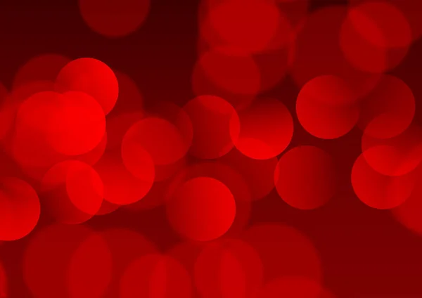 Fundo Abstrato Com Design Luzes Bokeh Vermelho — Vetor de Stock