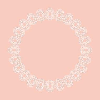 Klasik stil dantel kenar tasarımı