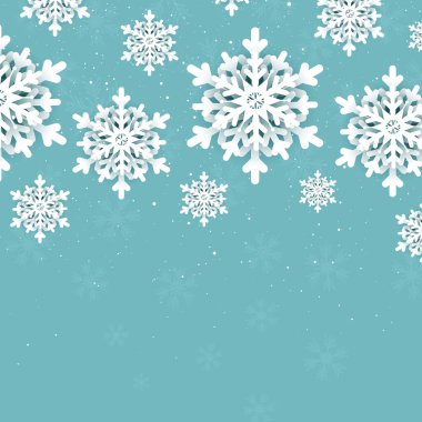 Kar taneleri dizaynlı Noel arkaplanı