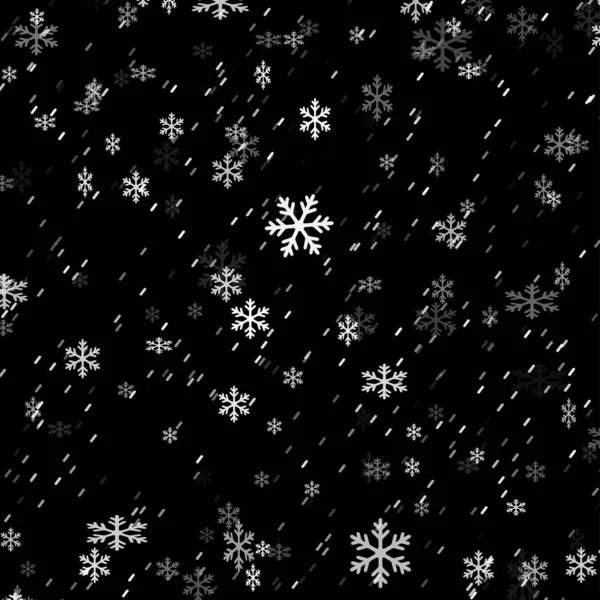 Χριστουγεννιάτικη Νιφάδα Χιονιού Επικάλυψη Φόντου — Διανυσματικό Αρχείο
