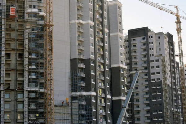 Cairo Egypt February 2022 New High Rise Modern Apartment Buildings — Stock Photo, Image